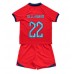 England Jude Bellingham #22 Bortedraktsett Barn VM 2022 Kortermet (+ Korte bukser)